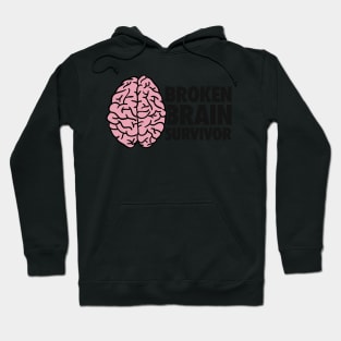 Survivor - Get Well Gift Cracked Skull Concussion Hoodie